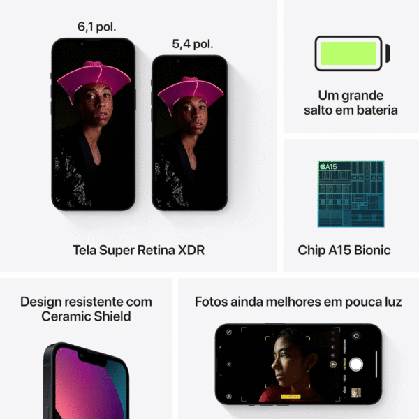 iPhone 13 128GB Meia Noite - Image 3